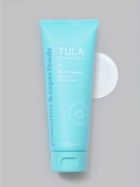 TULA The Cult Classic Purifying Face Cleanser - Aqua NEW